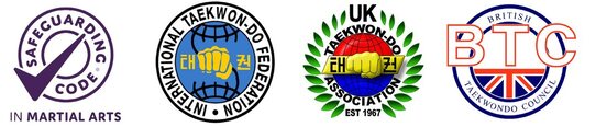 ITF, UKTA, BTC, Safeguarding Logos